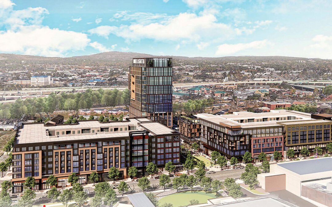 What is the latest ‘big time’ development in downtown Huntsville?